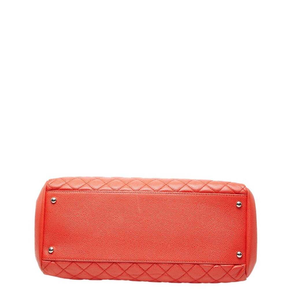 CHANEL Orange Caviar Leather Logo Shoulder Bag - Picture 3 of 12